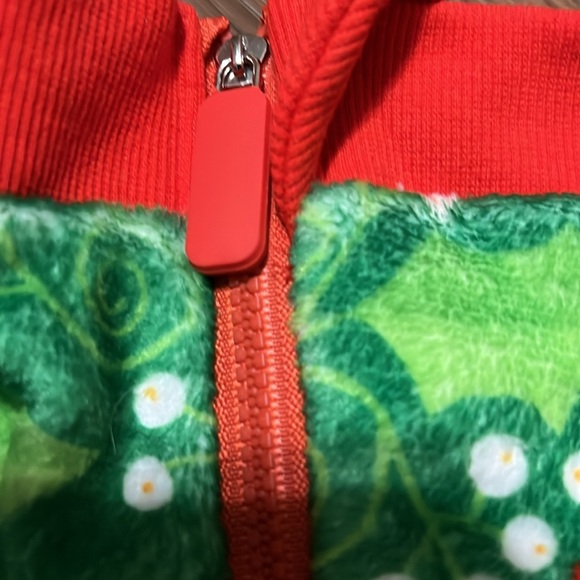 NWT LovinPet Dog Flannel Sweaters Jacket Outfit Green Cardinal Pattern Small - Picture 9 of 15